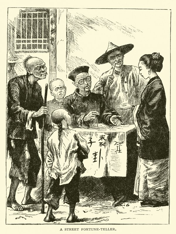 A Street Fortune-Teller by American School