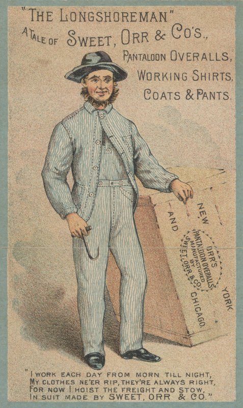 Advertisement for Sweet, Orr & Co