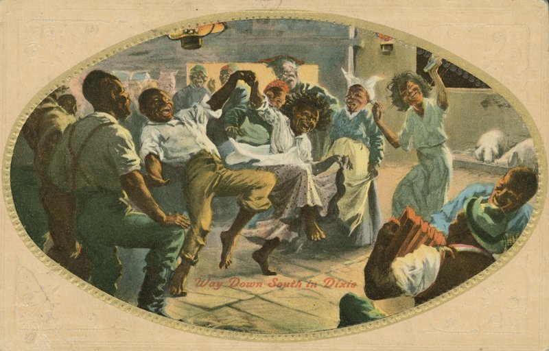 African American dancing in Dixie by American School