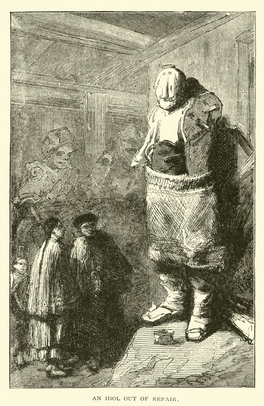 An idol out of repair by American School