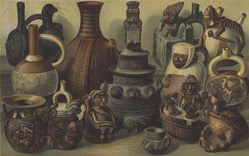 Ancient American Earthenware by American School