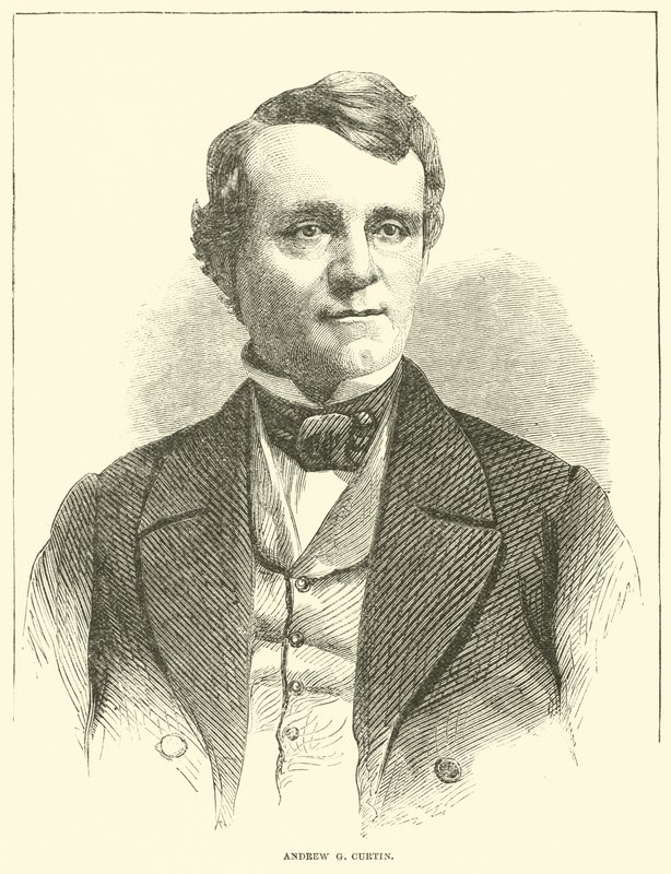 Andrew G Curtin, December 1863 by American School
