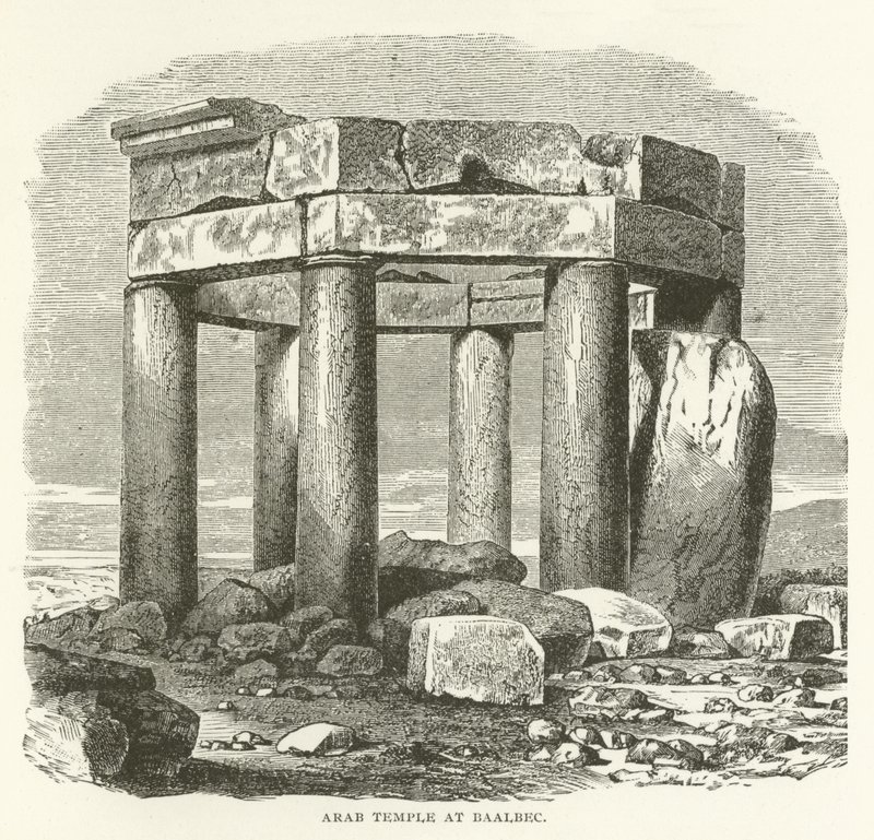Arab Temple at Baalbec by American School