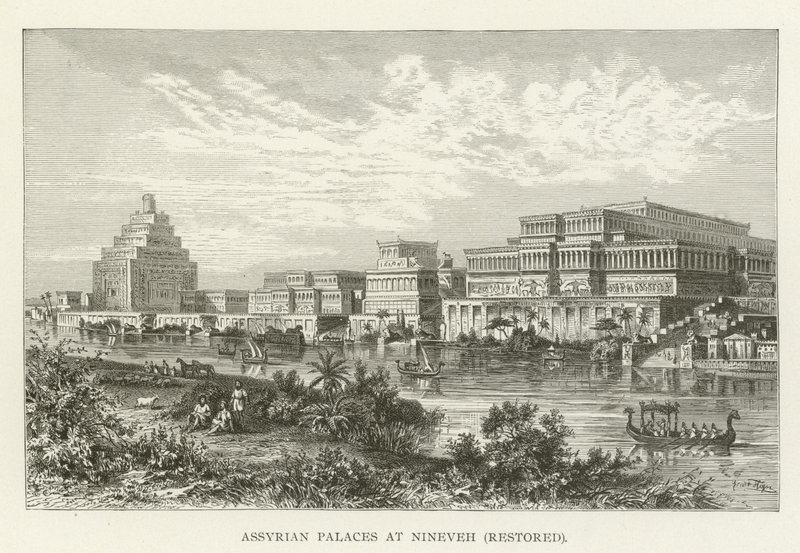 Assyrian Palaces at Nineveh, restored by American School