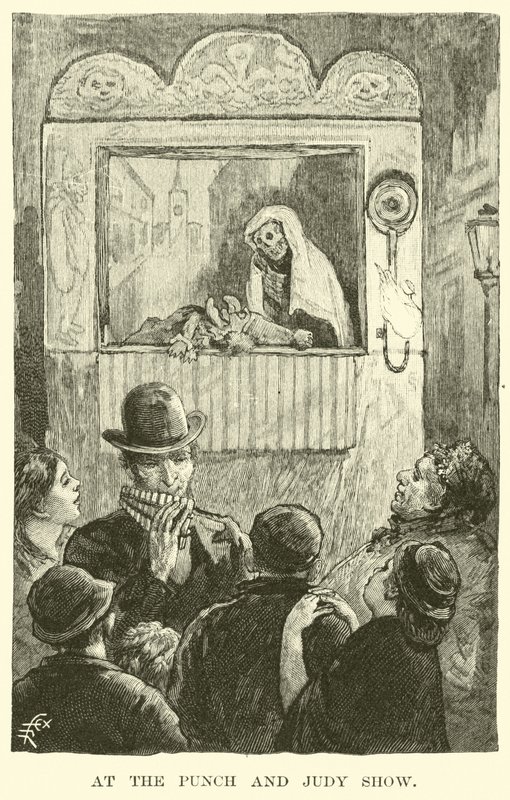 At the Punch and Judy Show by American School