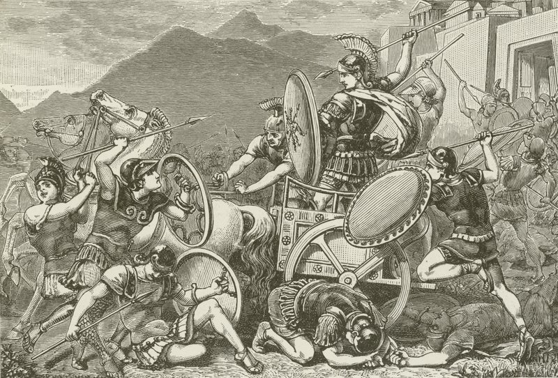 Attila, King of the Huns by American School