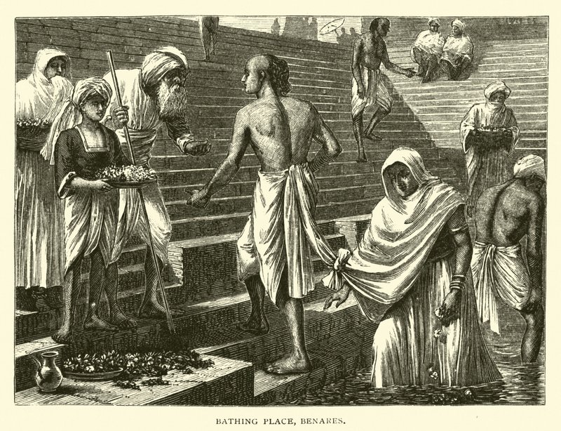 Bathing Place, Benares by American School