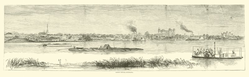 Baton Rouge, Louisiana, August 1862 by American School