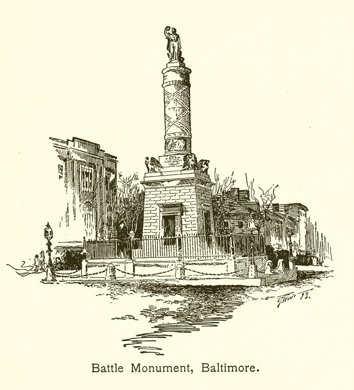 Battle Monument, Baltimore by American School