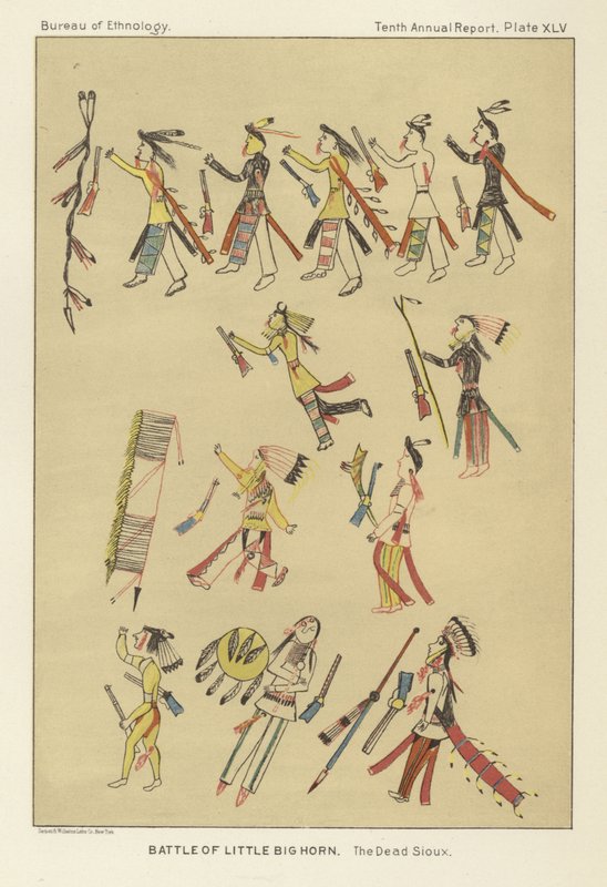 Battle of Little Big Horn by American School