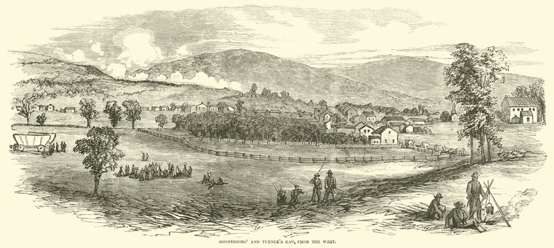 Boonesboro and Turners Gap, from the West, September 1862 by American School