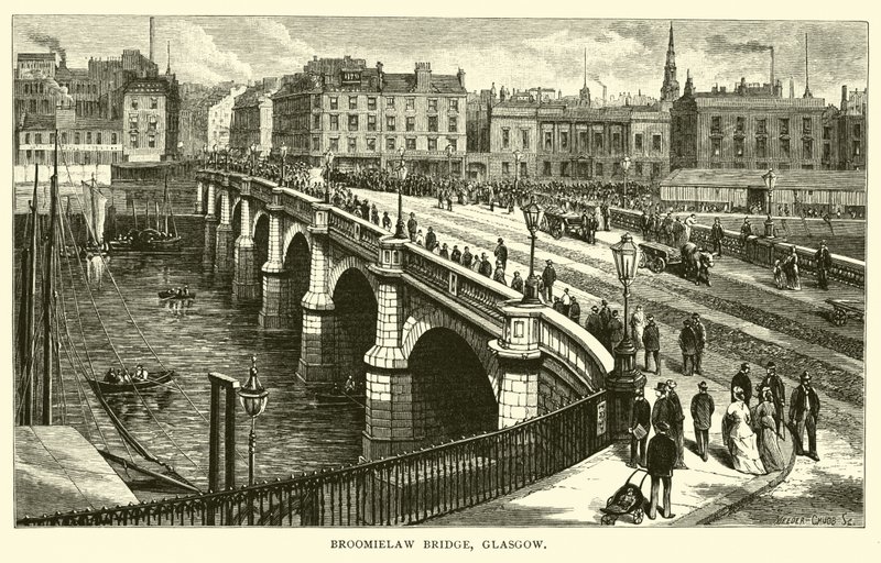 Broomielaw Bridge, Glasgow by American School