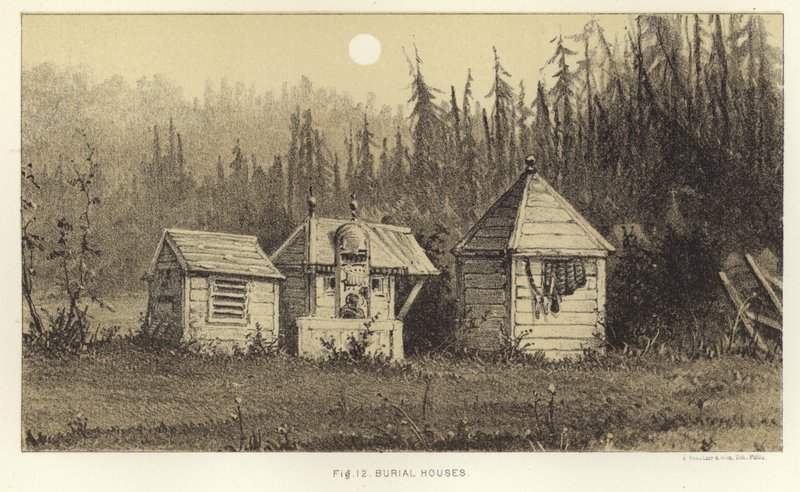 Burial Houses by American School