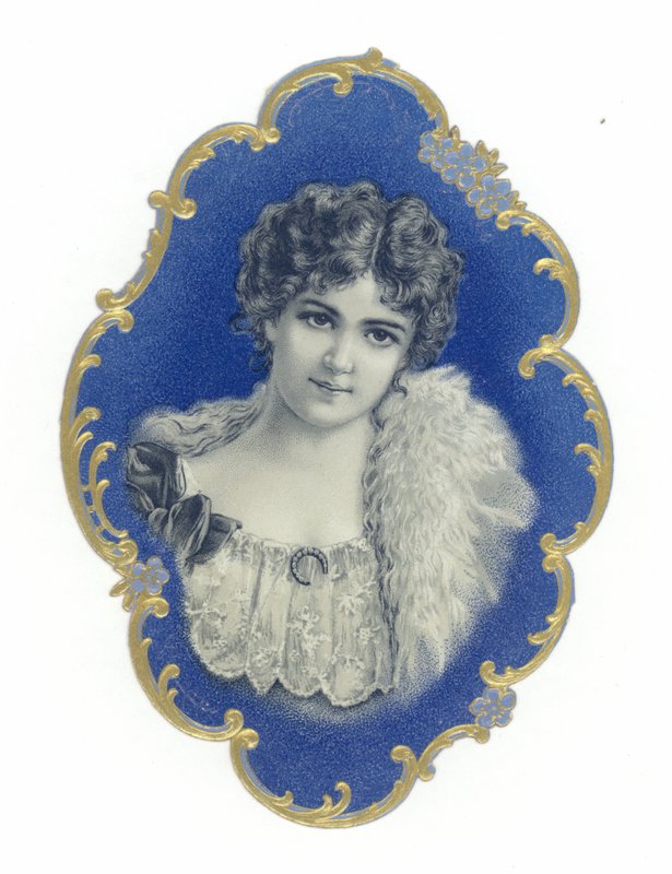 Bust of a Young Woman Cropped Hair by American School