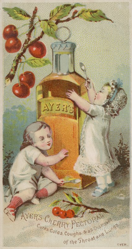 Children Looking At Medicine Bottle by American School