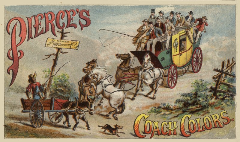 Coach and Horses by American School