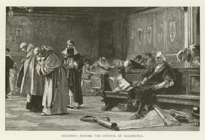 Columbus before the Council of Salamanca by American School