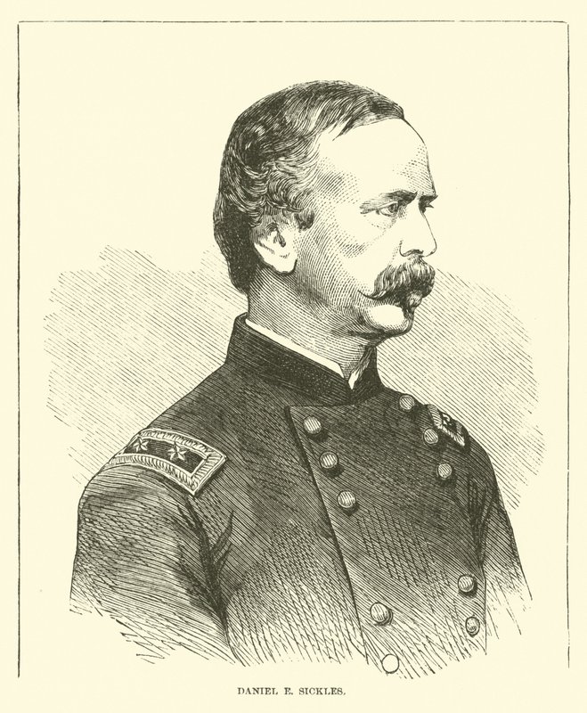 Daniel E Sickles, May 1863 by American School