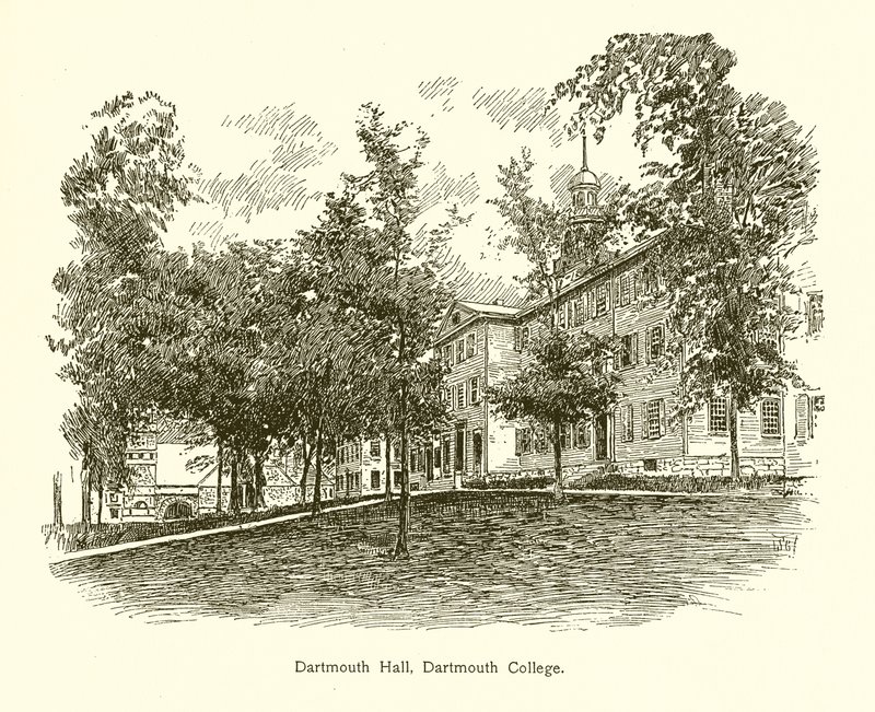 Dartmouth Hall, Dartmouth College by American School