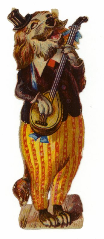 Dog Dressed in Clothing by American School