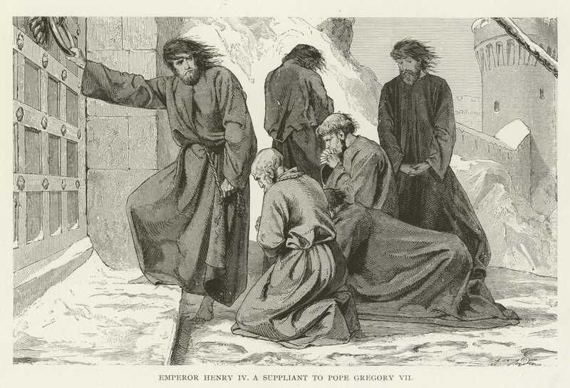 Emperor Henry IV, a Suppliant to Pope Gregory VII by American School