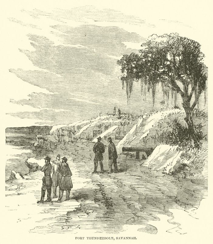 Fort Thunderbolt, Savannah, December 1864 by American School