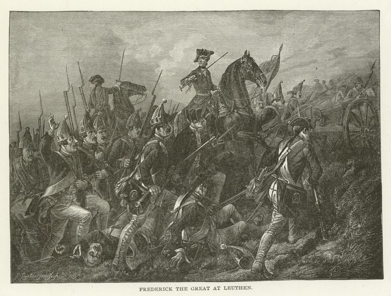 Frederick the Great at Leuthen by American School