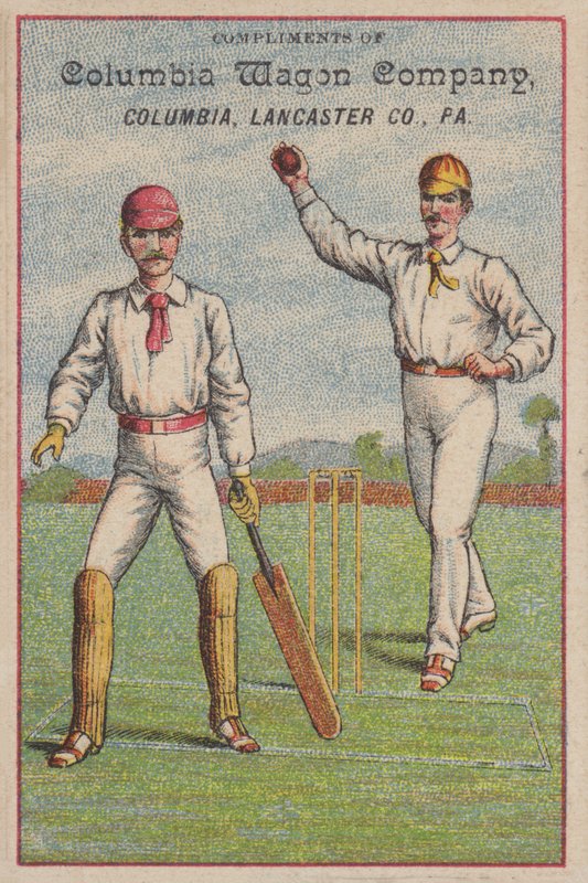 Game of cricket by American School