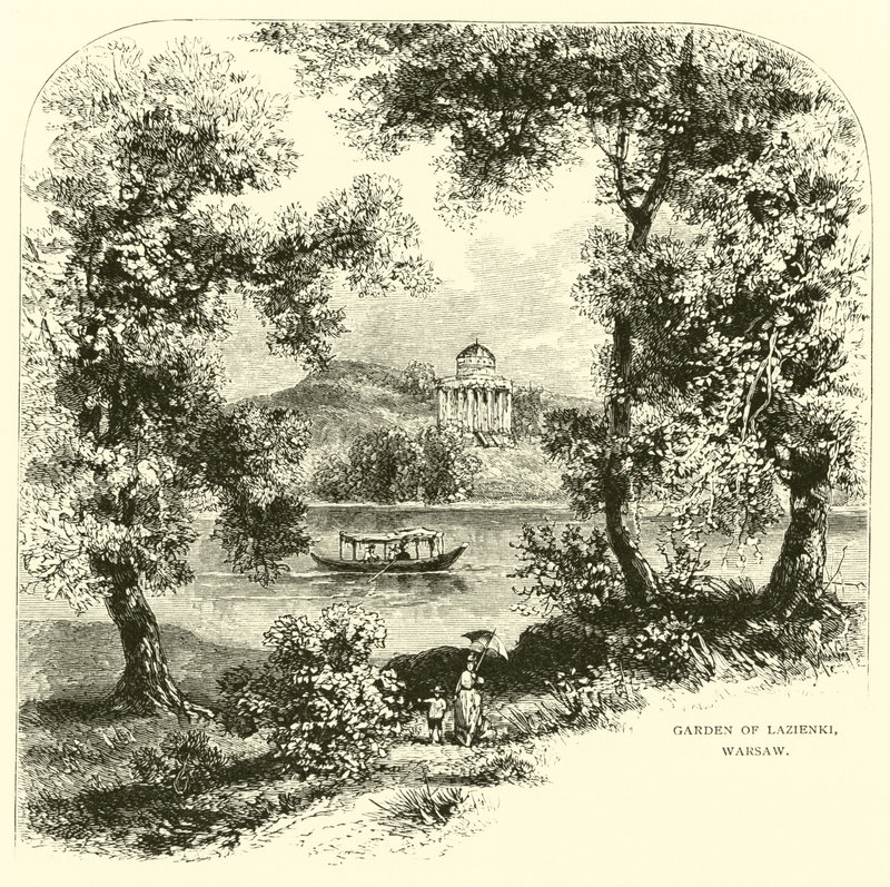 Garden of Lazienki, Warsaw by American School