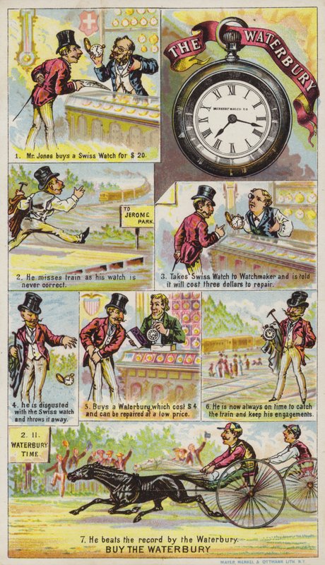 Gentleman Buying Watch by American School