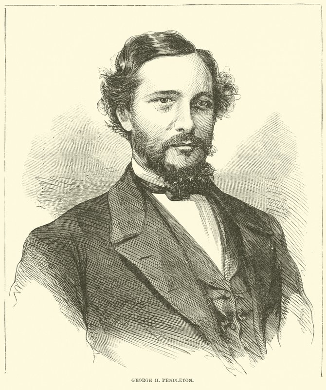 George H Pendleton, November 1864 by American School