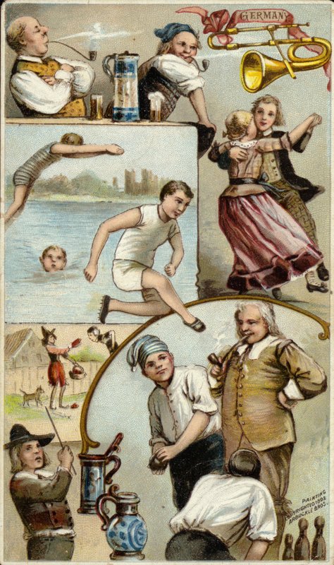 German sports and entertainments by American School