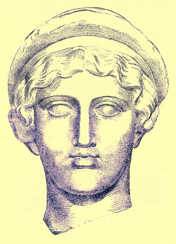 Hebe, Illustration from History of Greece by Victor Duruy, Published 1890 by American School