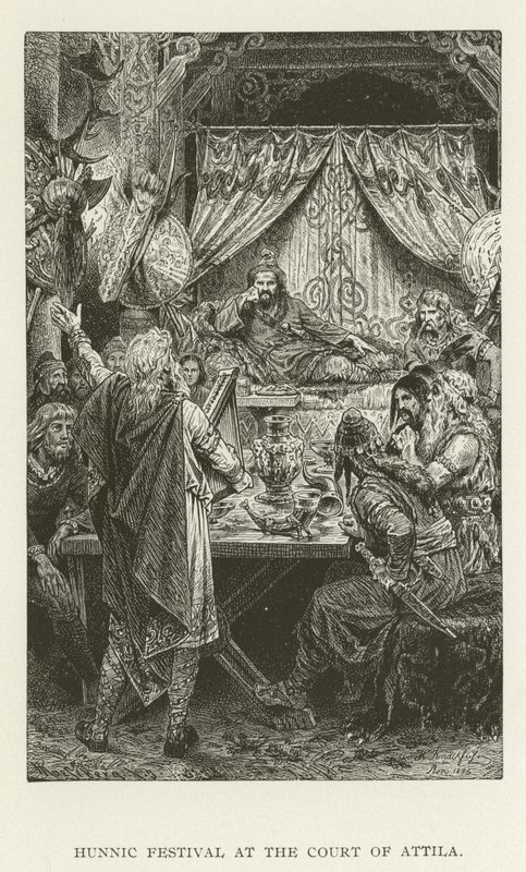 Hunnic Festival at the Court of Attila by American School