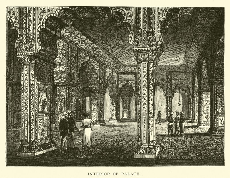 Interior of Palace by American School