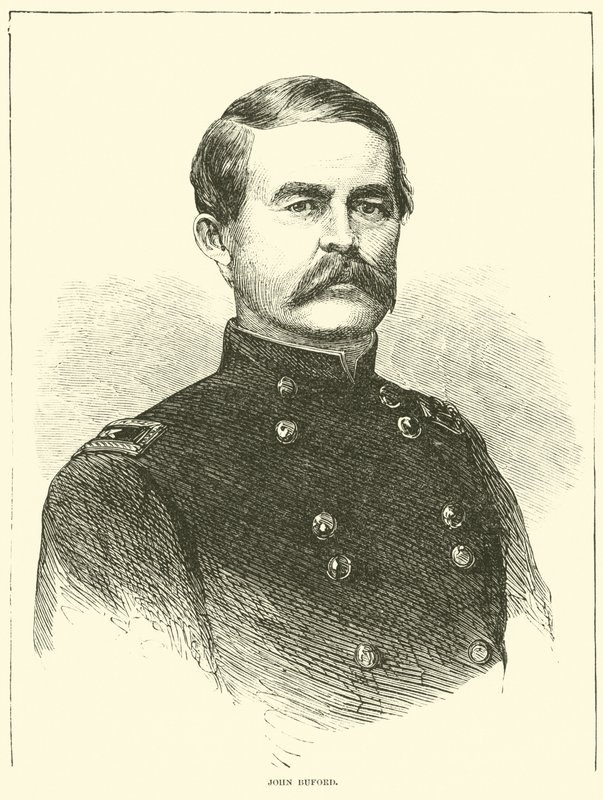 John Buford, July 1863 by American School