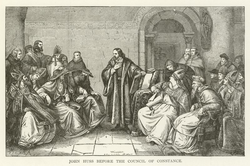 John Huss Before the Council of Constance by American School