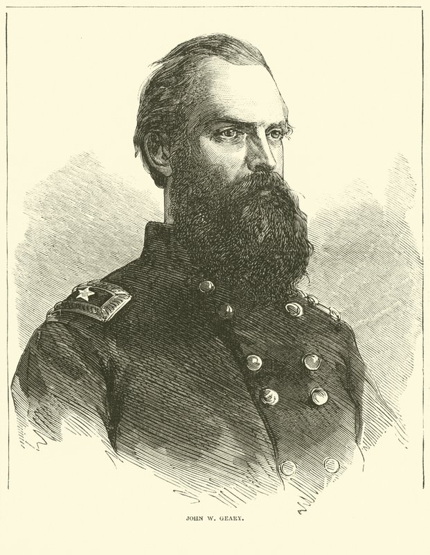 John W Geary, October 1863 by American School