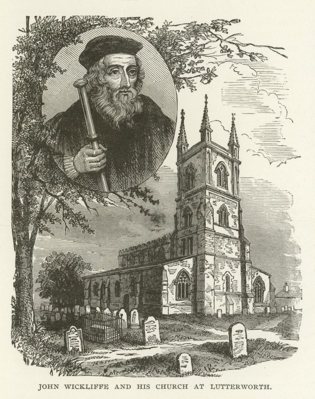 John Wickliffe and His Church at Lutterworth by American School