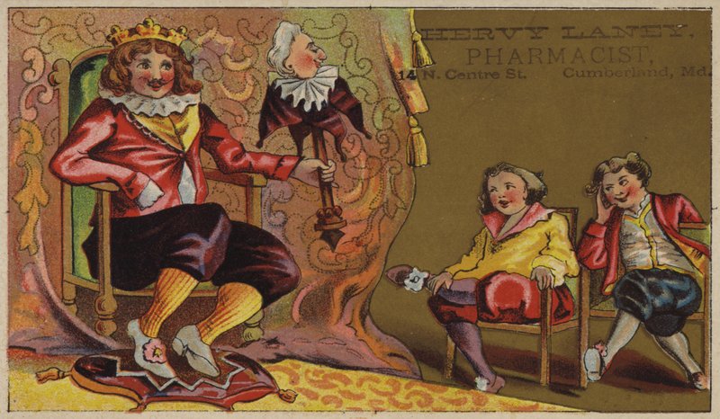 King Sitting On Throne by American School