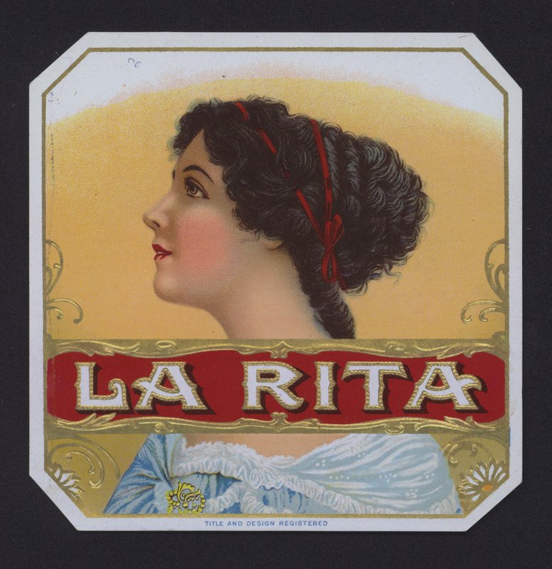 La Rita, cigar label by American School