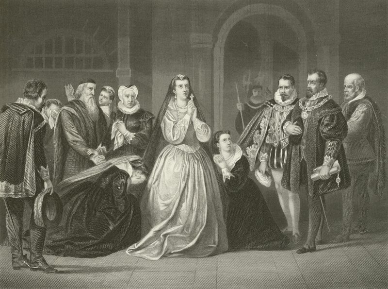 Last Moments of Mary, Queen of Scots, 1587 by American School