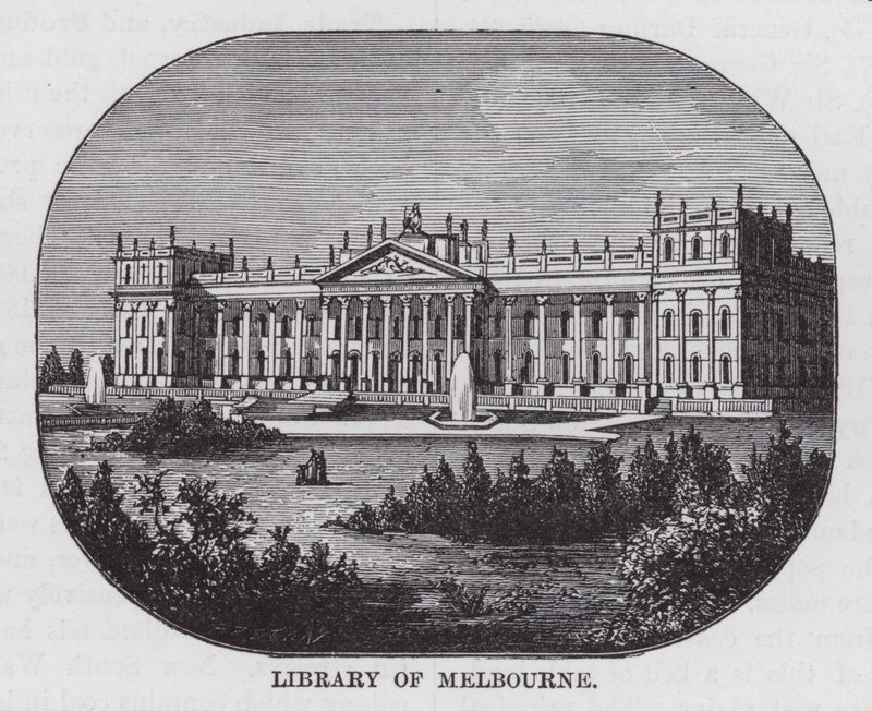 Library of Melbourne by American School