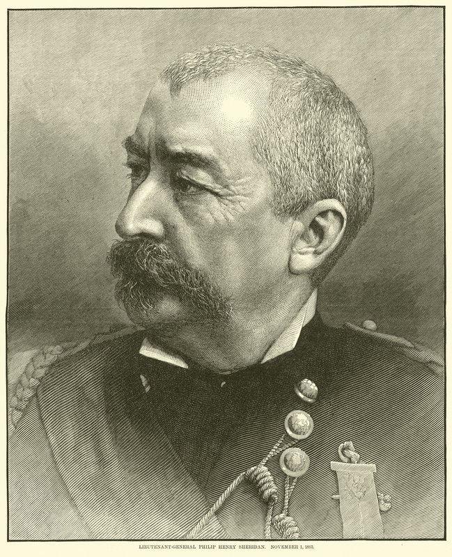 Lieutenant-General Philip Henry Sheridan, 1 November 1883, May 1864 by American School