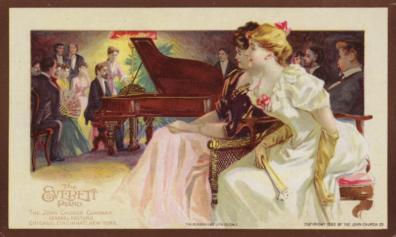 Listening to a Piano Recital by American School