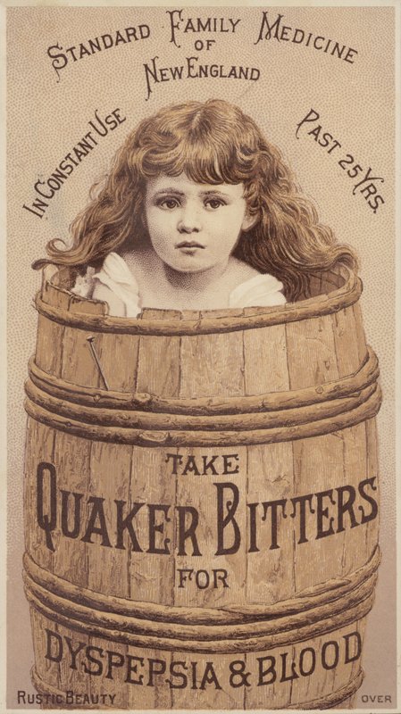 Little Girl In Barrel by American School