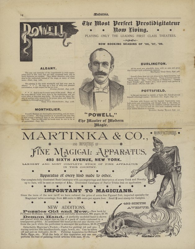 Magic advertisements by American School