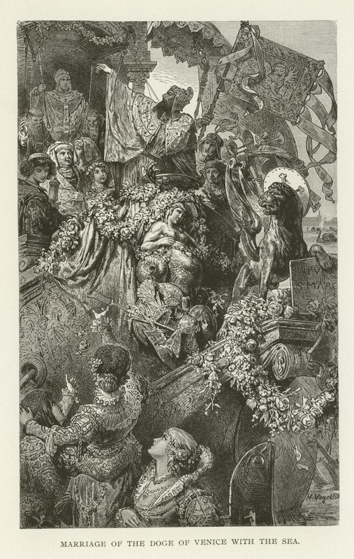 Marriage of the Doge of Venice with the Sea by American School