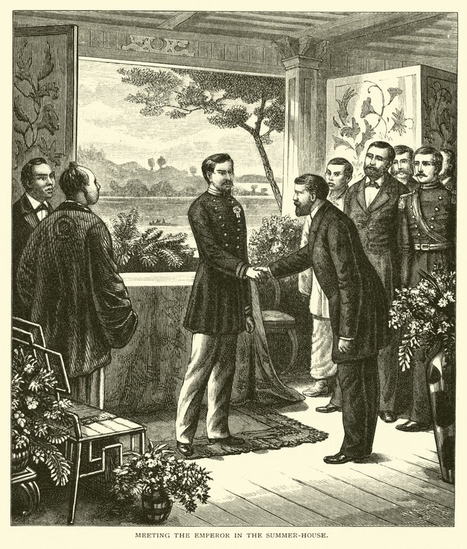 Meeting the Emperor in the Summer House by American School
