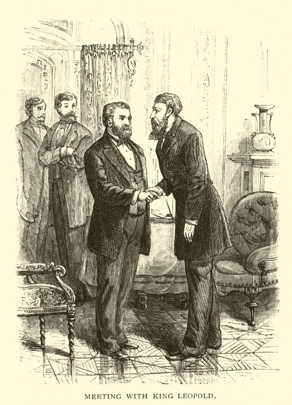 Meeting with King Leopold by American School